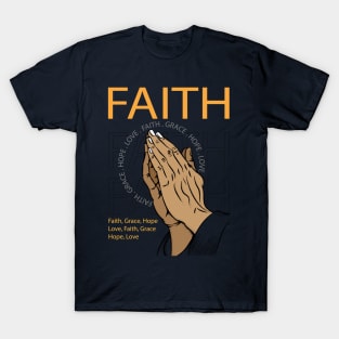 Faith Typography T-shirt Design T-Shirt